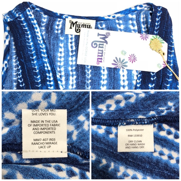 Show Me Your MuMu Rancho Mirage Lace-up Dress Sz M - Picture 6 of 7